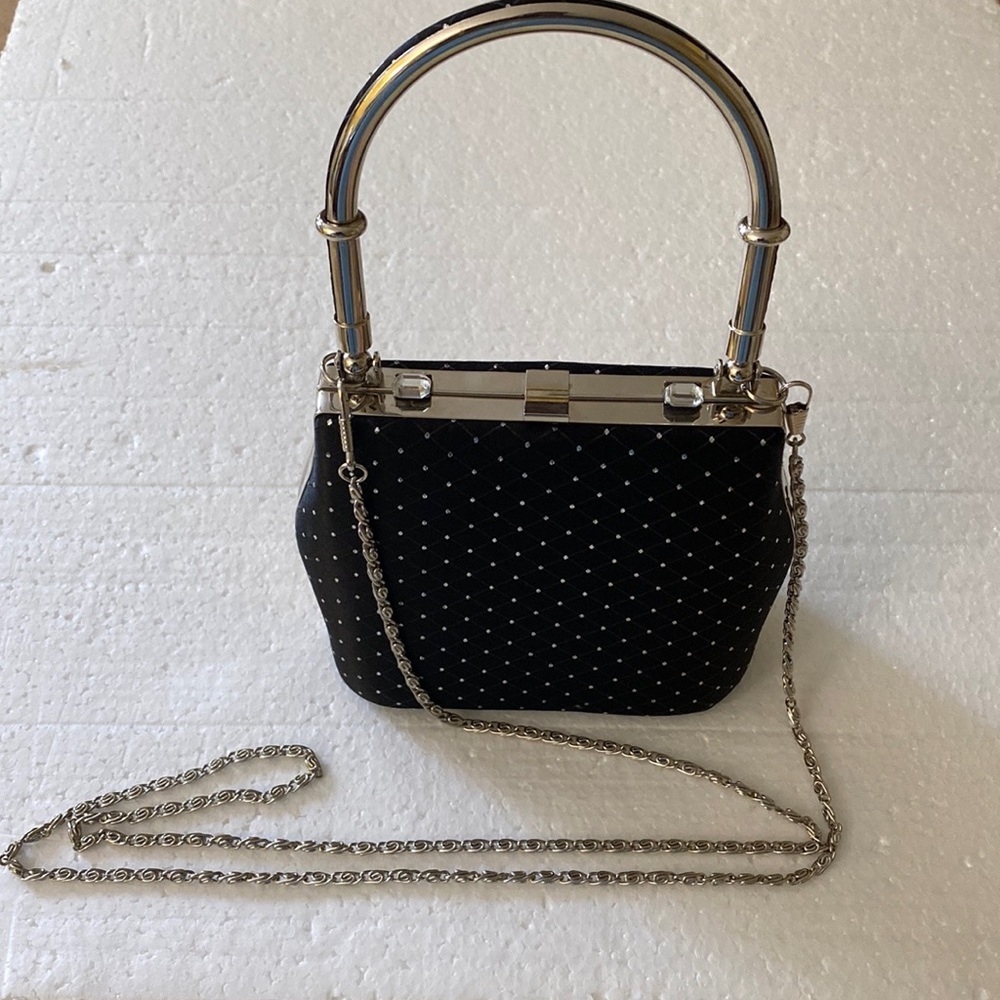 BLACK EVENING PURSE